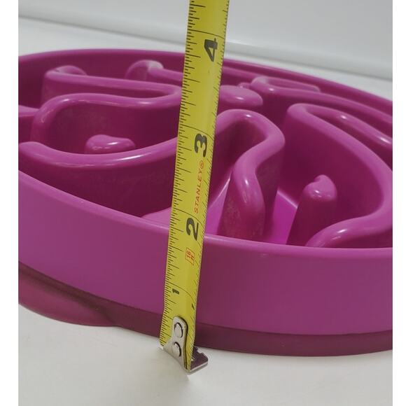 Outward Hound dog bowl Slow Feeder PINK Puzzle Feeder Heavy Duty, PRE-OWNED - Picture 4 of 4